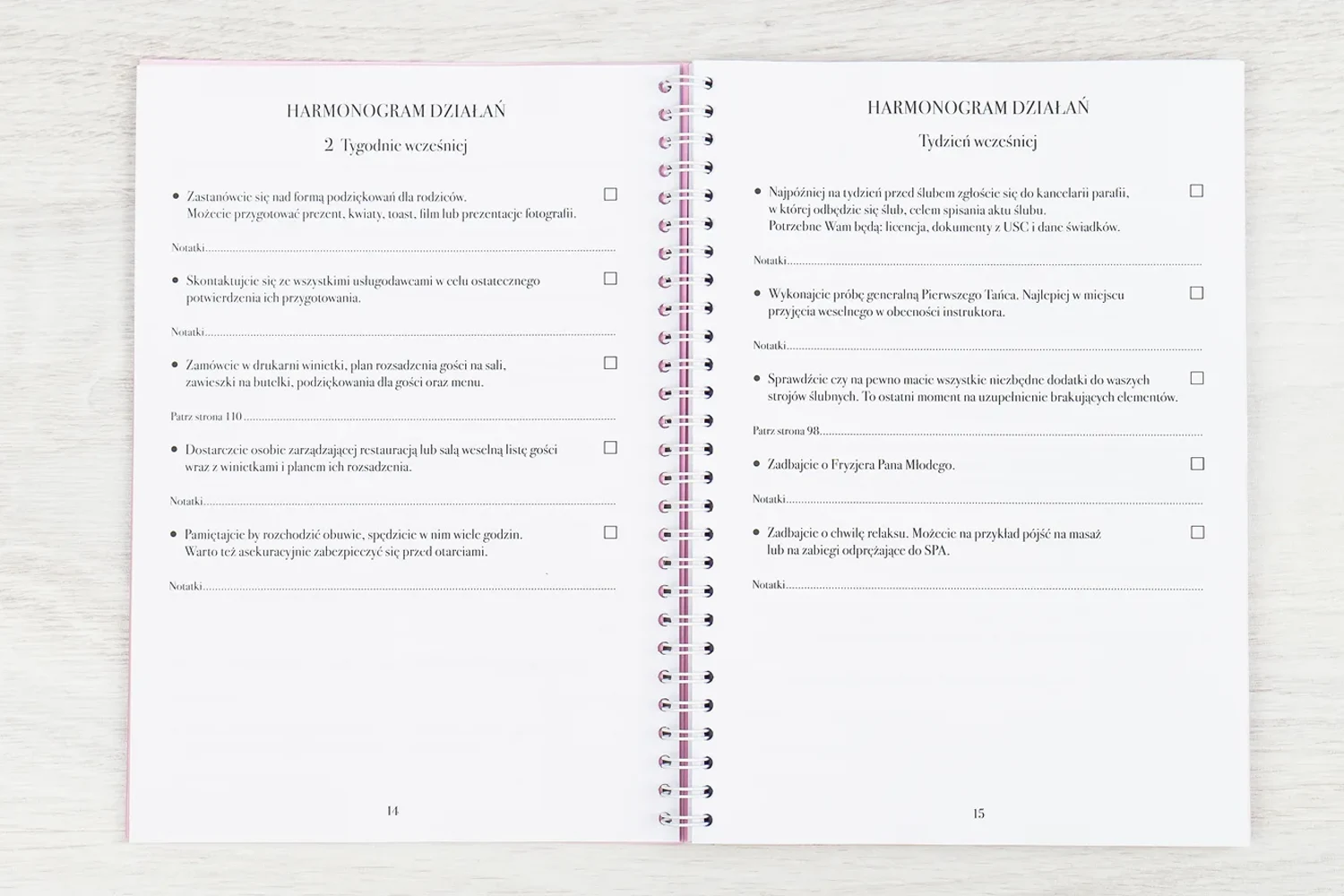 Organizer Ślubny niezbędnik panny młodej